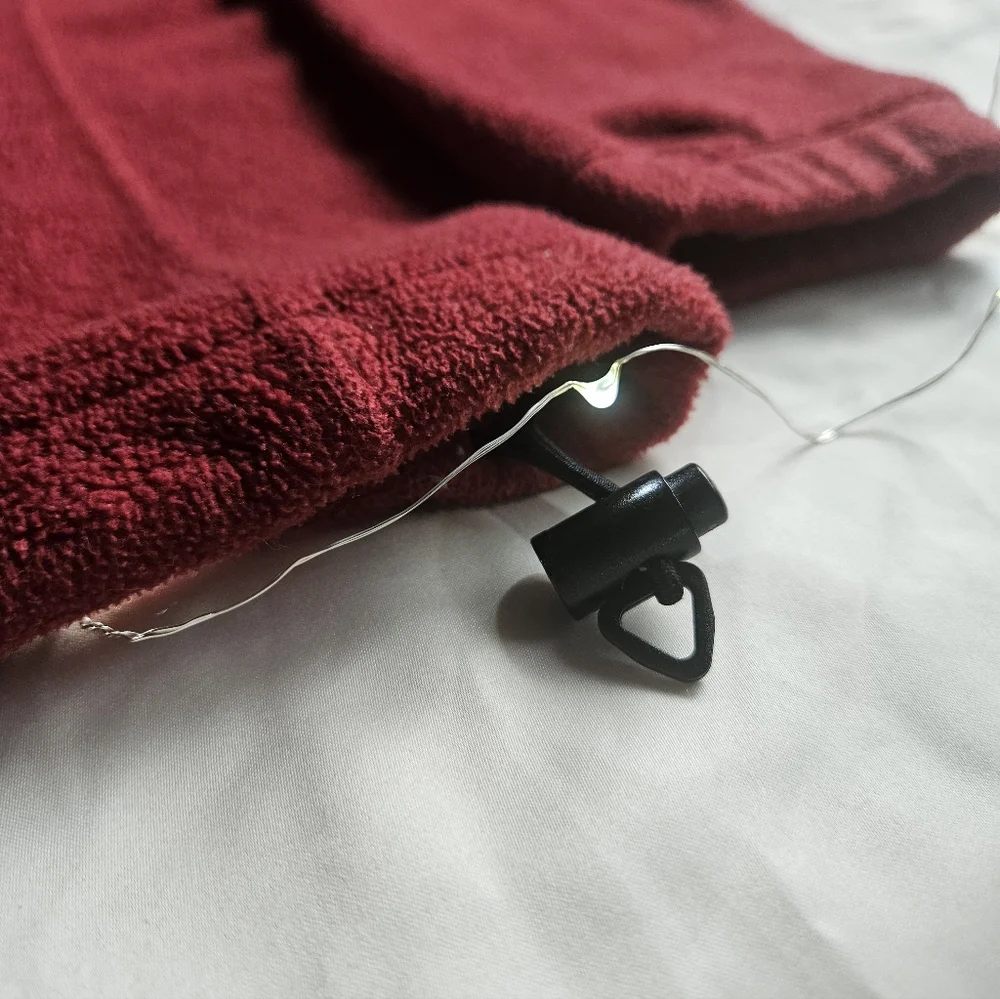 Dark Red Women's Columbia Fleece Jacket - Picture 6 of 6